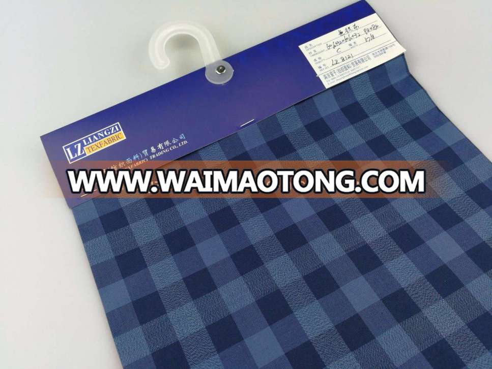 Yarn Dyed Cotton Twisted Yarn Check Fabric-Lz8121